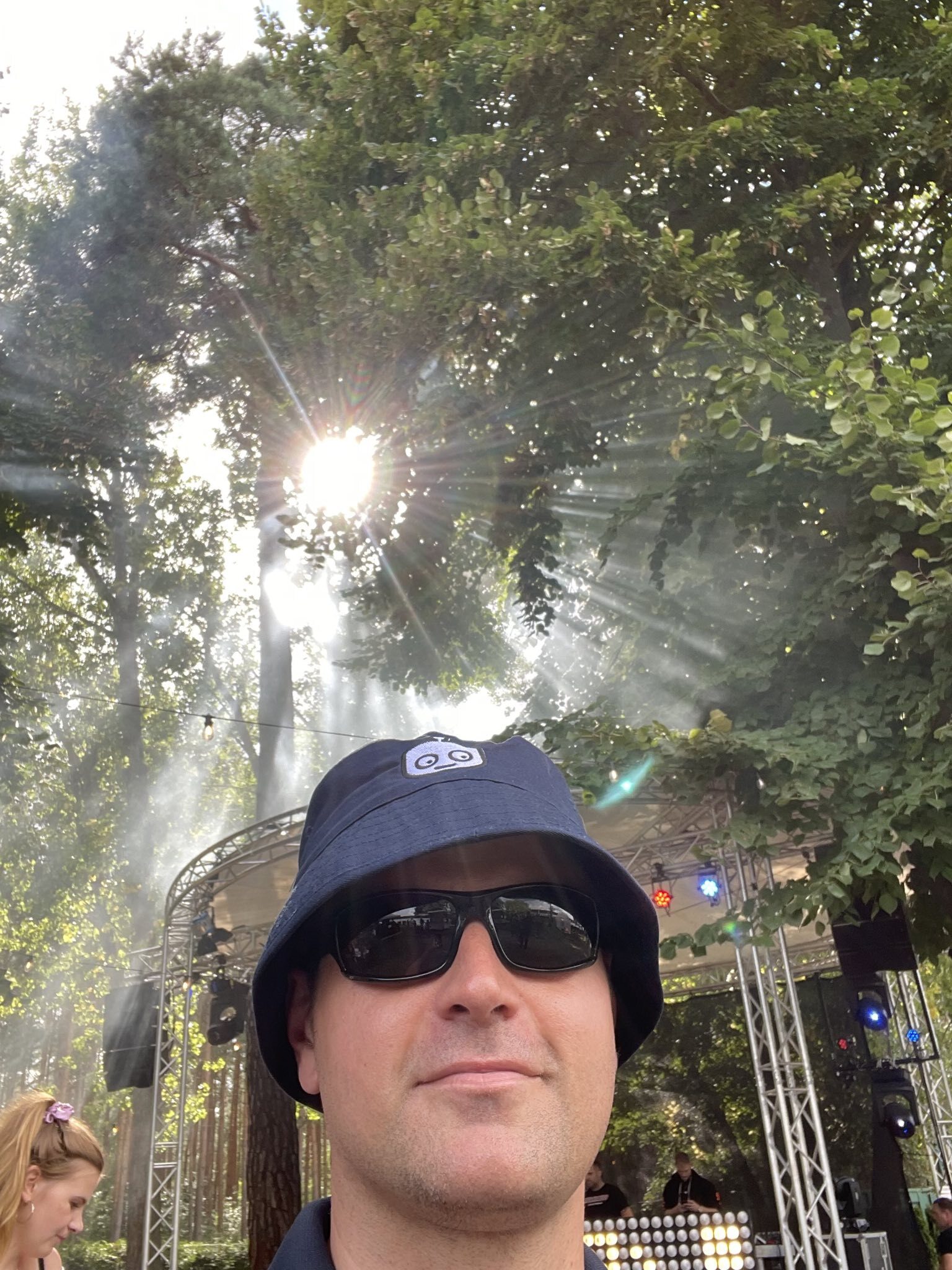 Tim rocking the Transloadit bucket hat.